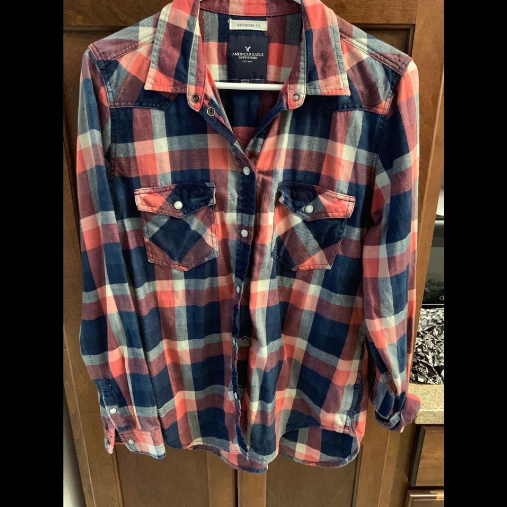 Plaid button up